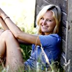 Second pic of Malin Akerman sexy posing scans from mags