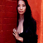 First pic of Lucy Liu sexy posing scans from magazines