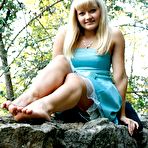 Fourth pic of PinkFineArt | Nataliya Blonde in Blue 2 from Teens Foot Fetish