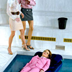 Second pic of Amanda Vamp and Barbara Sweet love playing in the pool with their clothes on