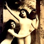 Fourth pic of PinkFineArt | Vintage 20s Girl Duos from Vintage Classic Porn