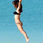 First pic of Alessandra Ambrosio sexy in bikini on the beach in St Barths