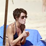 Third pic of Alessandra Sublet caught in bikini on the beach