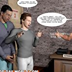 Second pic of 3D Gay Cartoons - Enjoy funny 3D Gay Comics "Pleasing the gay customer"