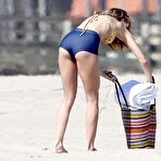 Third pic of AnnaLynne McCord caught in bikini on the beach