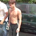 Second pic of Best free twink gay porn movies - These boys get wet while washing car and come to house to change clothes.