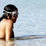 First pic of Michelle Rodriguez wearing a bikini on a yacht in Ibiza