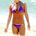 First pic of Alex Gerrard sexy cleavage on the beach