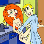 Fourth pic of CartoonValley :: Kim Possible gets mouthful of jizz 