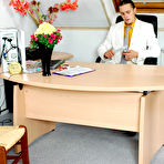 First pic of SecretaryPantyhose :: Alice&Mike eager office pantyhosers