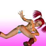 Fourth pic of 3D rendedered hot sexy virtual girls