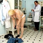 Fourth pic of Aged Bozena visiting gyno doctor to get gyno check up