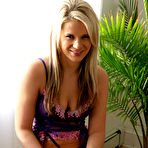 First pic of Ann Angel - Ann Angel takes her classy purple lingerie off and shows us her amazing big jugs