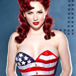 Second pic of Angela Ryan exposing her body for the 4th July