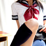 First pic of Yuuri Shiina Asian shows nasty behind in panty under uniform
