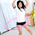 Third pic of Miho Takai Asian in sports outfit is sexy while playing with ball