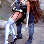 Fourth pic of Busty Sci-Fi Warrior Girl Captured by alien sexoid