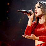 First pic of Becky G sexy performs red dressed