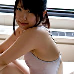 Third pic of Cute and busty Japanese av idol Kokoa Airu shows her amazing naked body wearing swimsuit