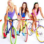 First pic of Bikes and Broads Dani Daniels Hot cycle chicks photo shot goes right wet pussy tit sucking action cum for the ride @ WeLiveTogether™
