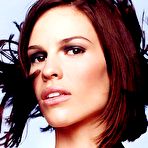 Fourth pic of Hilary Swank sexy photoshoots from mags