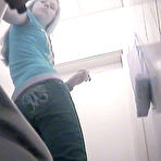 Fourth pic of Sexy teen with hot ass takes a leak on spy cam