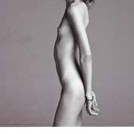 First pic of Freja Beha fully nude black-&-white scans