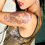 First pic of Skin Diamond Petite Exotic Beauty in Sheer Stockings and High Heels