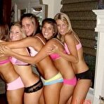 Third pic of Boozed girls always agree to expose their hot panties
