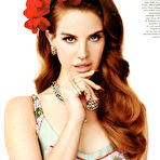 Third pic of Lana Del Rey sexy and undressed posing scns