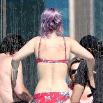 First pic of Kelly Osbourne sexy in bikini poolside shots