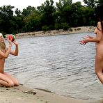 Third pic of Teen nudists expose themselves at a public beach