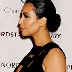 Third pic of Kim Kardashian sexy cleavage in tight black dress