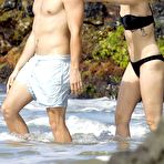 Third pic of Miley Cyrus in black bikini in Hawaii