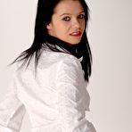 Second pic of PinkFineArt | Mercedes open blouse from Erotic White