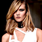 Second pic of Karlie Kloss nipple slip at the Versace fashion show