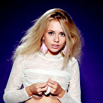 Second pic of Jennifer Mackay Ukrainian Blonde Slow Sexy Striptease