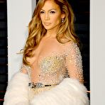 Fourth pic of Jennifer Lopez sexy cleavage at Vanity Fair Oscar Party
