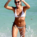 First pic of Rachel Hilbert sexy in bikini on a beach