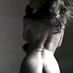 Fourth pic of Paz de la Huerta black-&-white fully nude scans