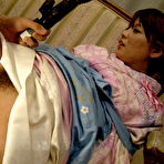 Fourth pic of After feeding a stranger Kaede Moritaka gets her slit stimulated | JapanHDV