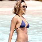 First pic of Jessica Alba wearing a bikini in the Caribbean