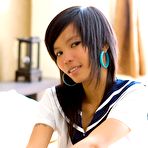 Fourth pic of Thai teen in schoolgirl uniform getting naked | Asian Porn Times