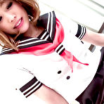 First pic of Schoolgirl Aya Sakuraba Enjoys A Creamed Pussy