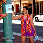 First pic of Monica Sanchez in Flyer To The Moon video - 8th Street Latinas | Reality Kings