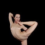 Fourth pic of Naked flexible teen girl showing her ability