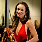 Second pic of Olivia Wilde hard nipples under red dress