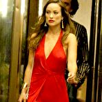 Fourth pic of Olivia Wilde hard nipples under red dress