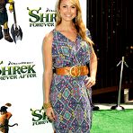 Second pic of Stacy Keibler sexy posing for paparazzi after premiere