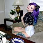 First pic of Nude Tattooed Punk Rock Babe - Kandie Model From Trueamateurmodels.com